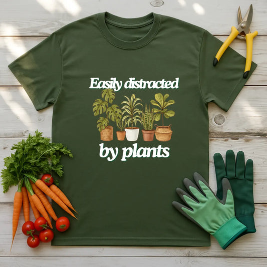 Easily Distracted By Plants T-Shirt