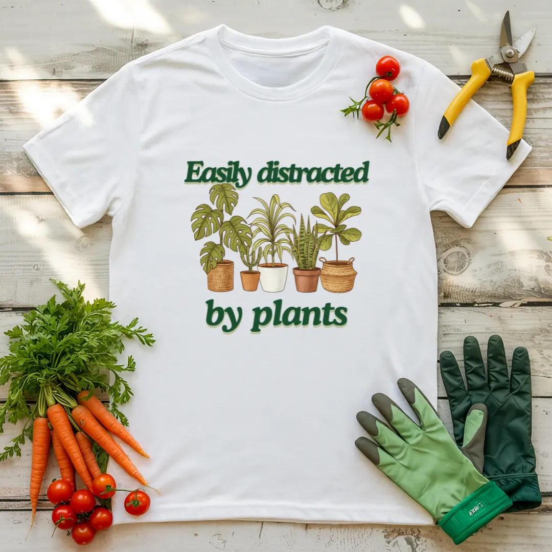 Easily Distracted By Plants T-Shirt