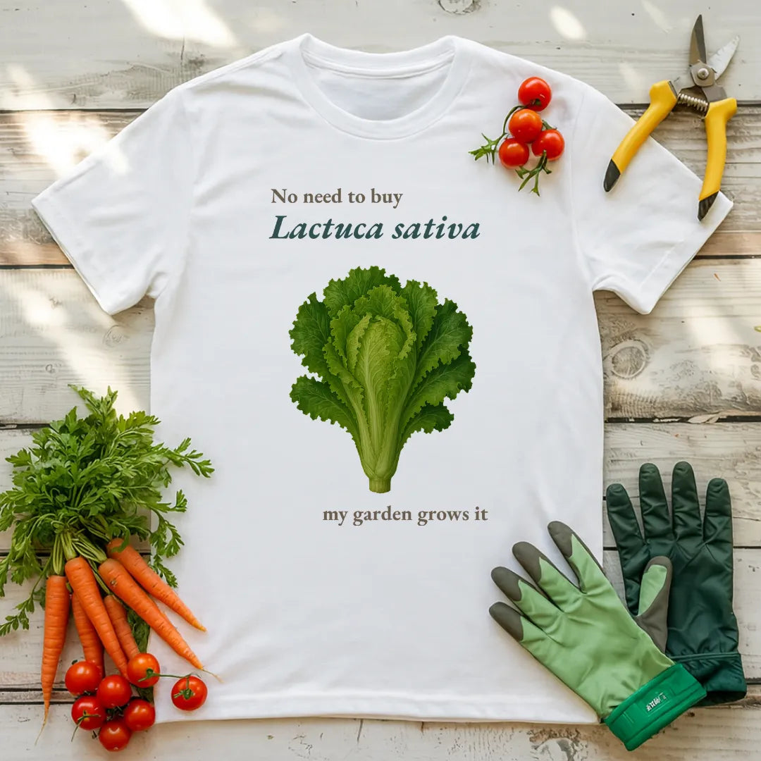 My Garden Grows Lactuca Sativa T-Shirt