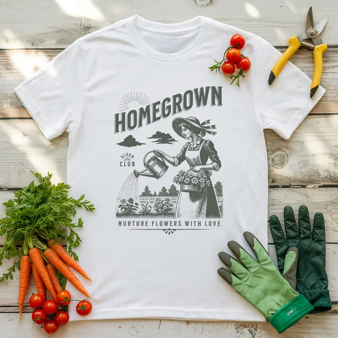 Homegrown Flowers With Love T-Shirt