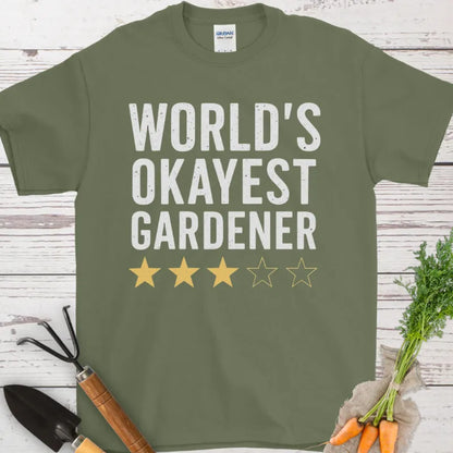 World's Okayest Gardener T-Shirt
