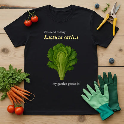 My Garden Grows Lactuca Sativa T-Shirt