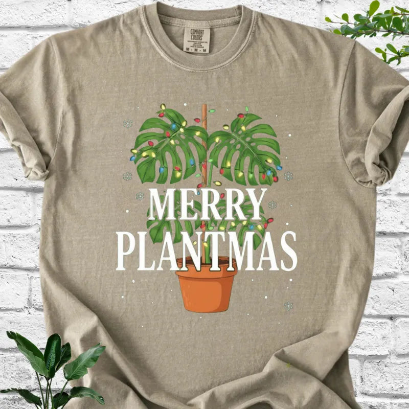 Monstera Merry Plantmas T-Shirt