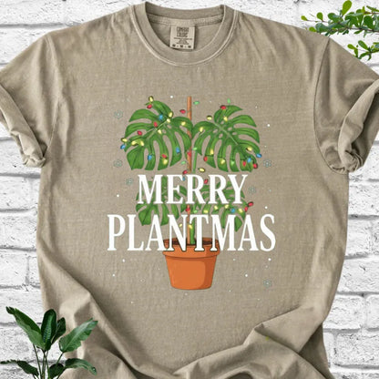 Monstera Merry Plantmas T-Shirt