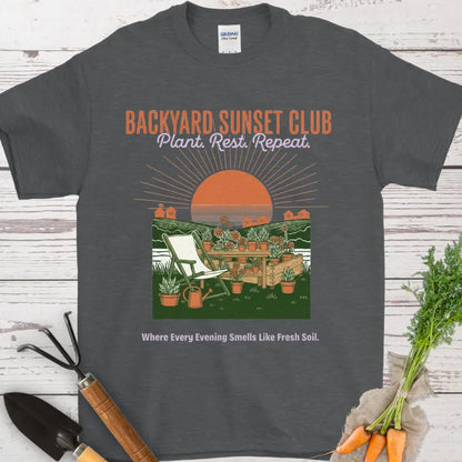 Backyard Sunset Club T-Shirt