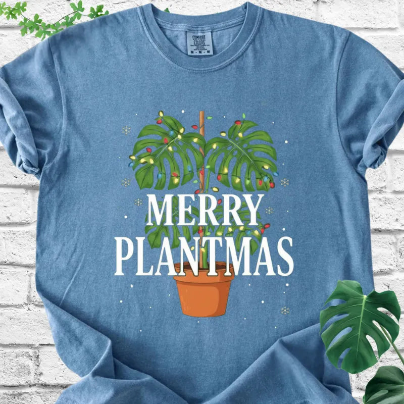 Monstera Merry Plantmas T-Shirt