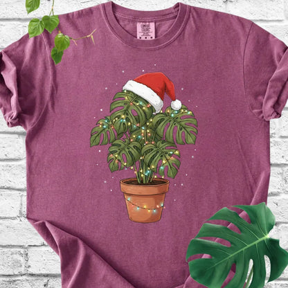 Merry Monstera Plantmas T-Shirt