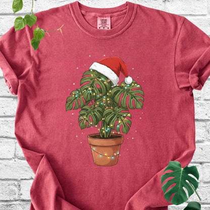 Merry Monstera Plantmas T-Shirt