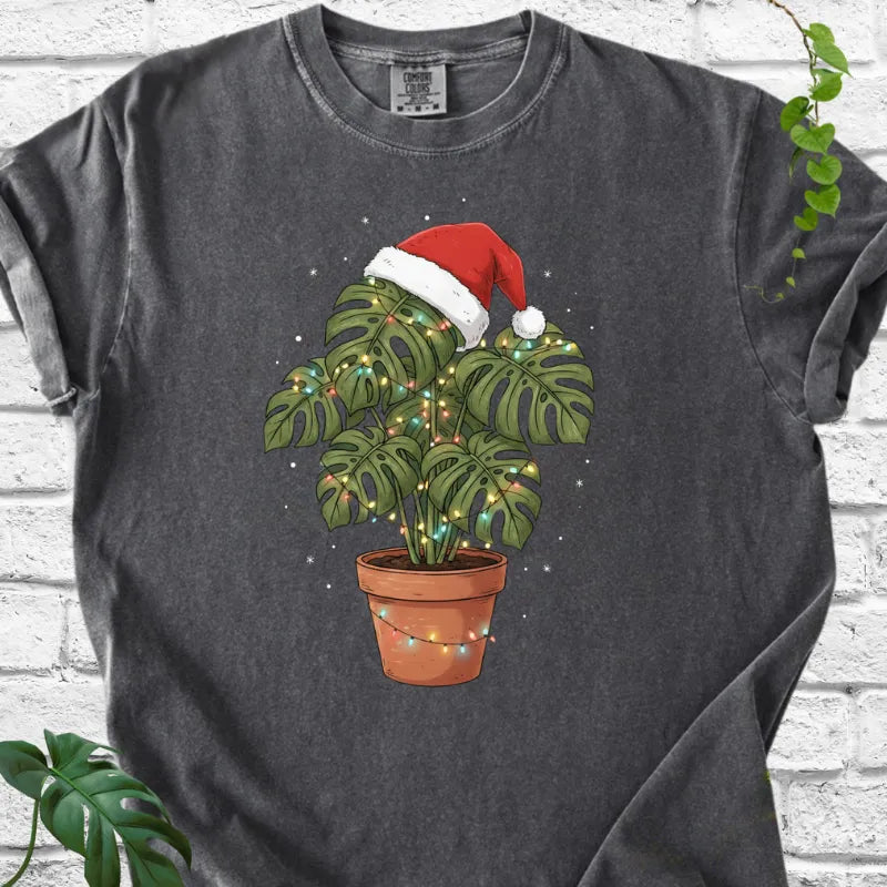 Merry Monstera Plantmas T-Shirt