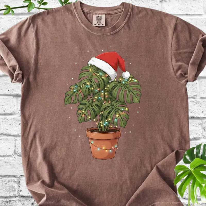 Merry Monstera Plantmas T-Shirt