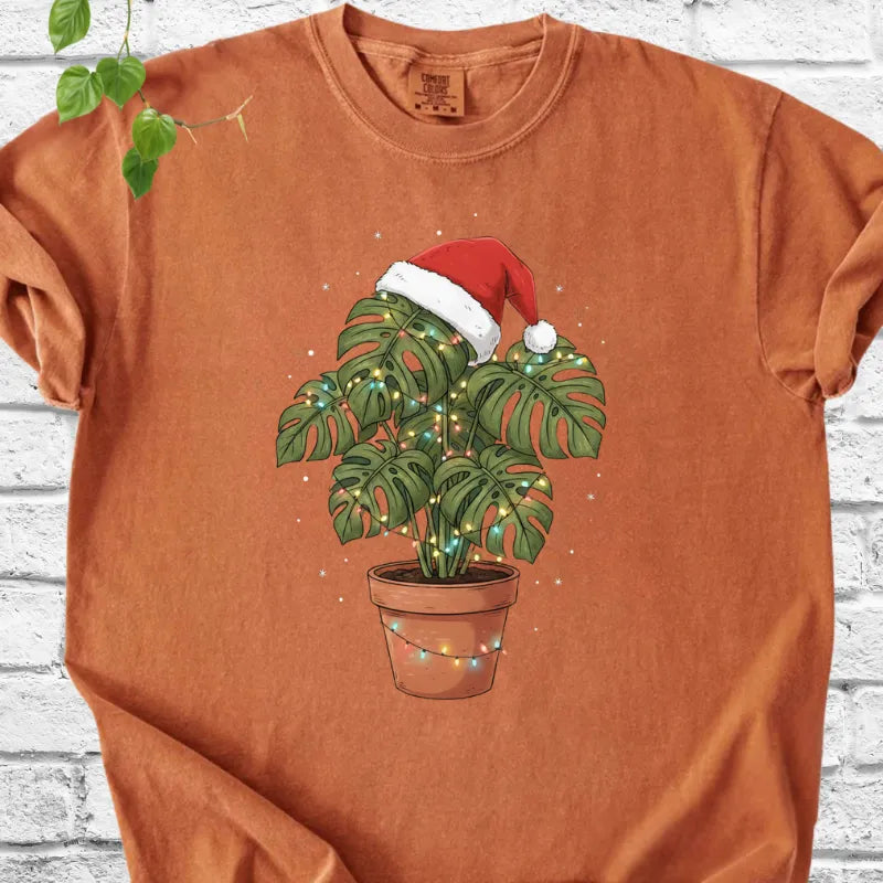 Merry Monstera Plantmas T-Shirt