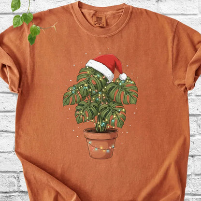 Merry Monstera Plantmas T-Shirt