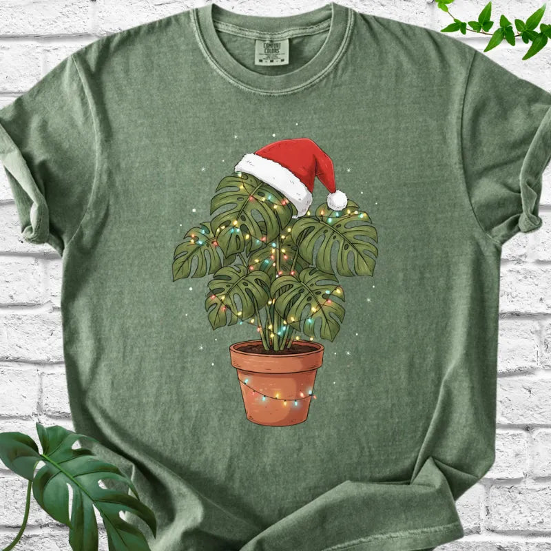 Merry Monstera Plantmas T-Shirt