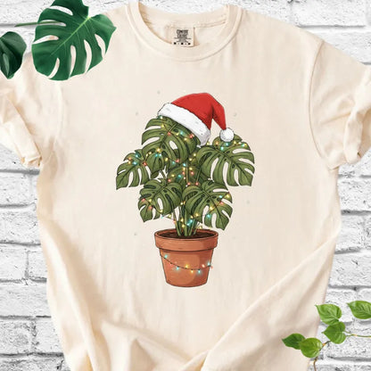 Merry Monstera Plantmas T-Shirt