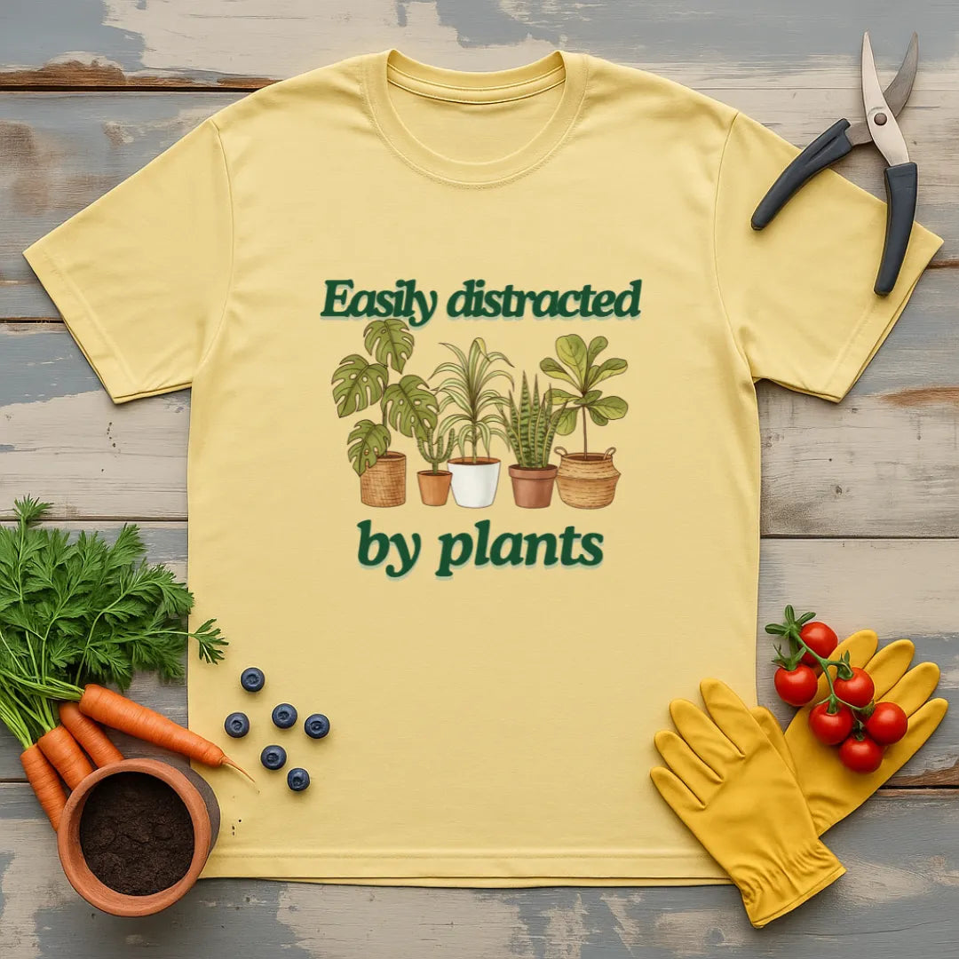 Easily Distracted By Plants T-Shirt