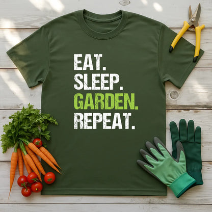 Eat. Sleep. Garden. Repeat. T-Shirt