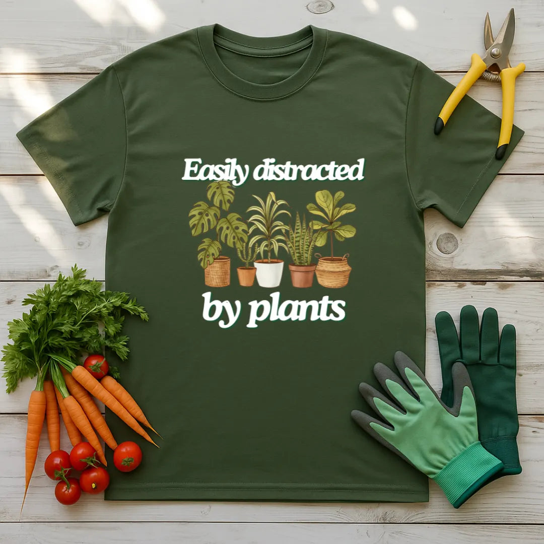 Easily Distracted By Plants T-Shirt