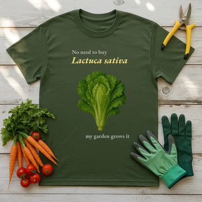 My Garden Grows Lactuca Sativa T-Shirt