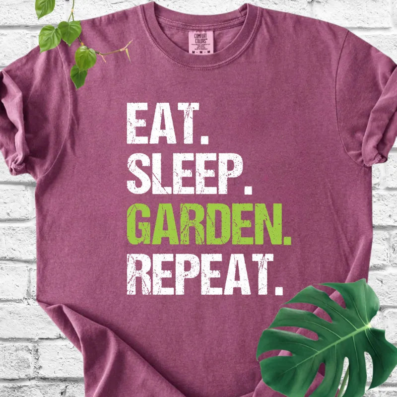 Eat Sleep Garden Repeat T-Shirt