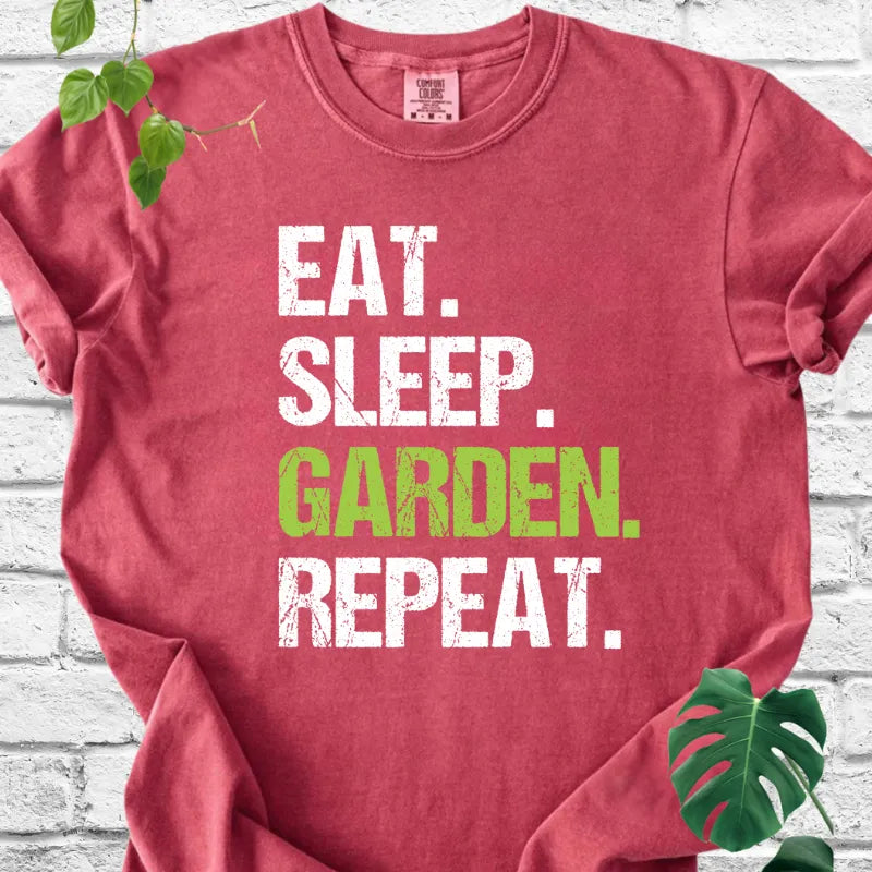 Eat Sleep Garden Repeat T-Shirt