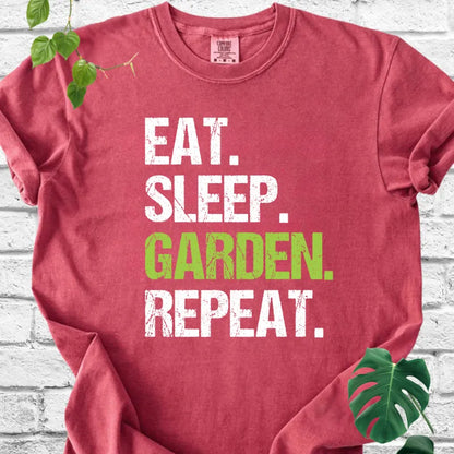 Eat Sleep Garden Repeat T-Shirt