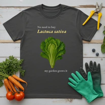My Garden Grows Lactuca Sativa T-Shirt