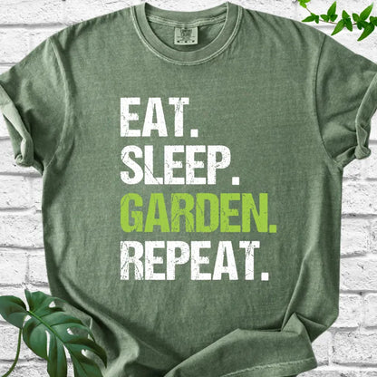 Eat Sleep Garden Repeat T-Shirt