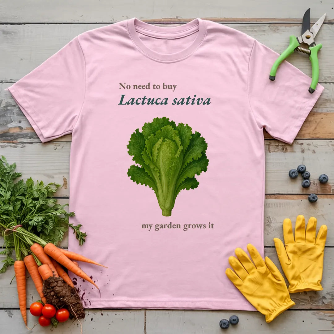 My Garden Grows Lactuca Sativa T-Shirt
