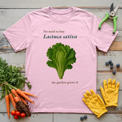 My Garden Grows Lactuca Sativa T-Shirt