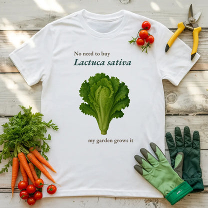 My Garden Grows Lactuca Sativa T-Shirt