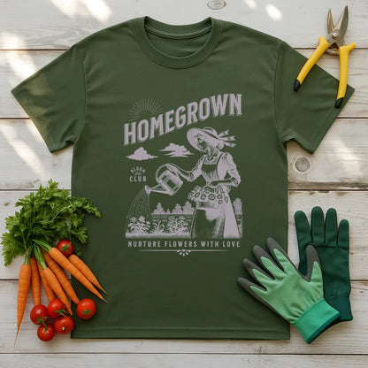 Homegrown Flowers With Love T-Shirt