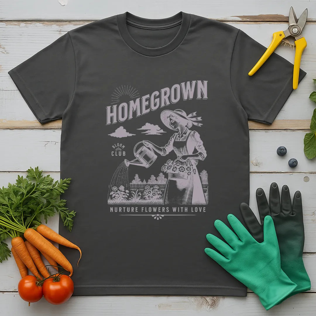 Homegrown Flowers With Love T-Shirt