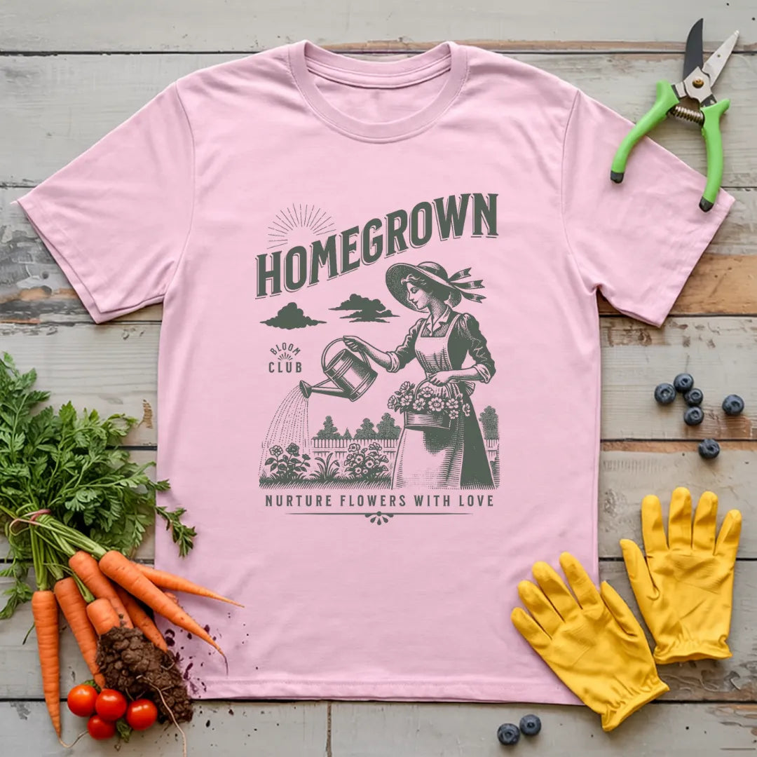 Homegrown Flowers With Love T-Shirt