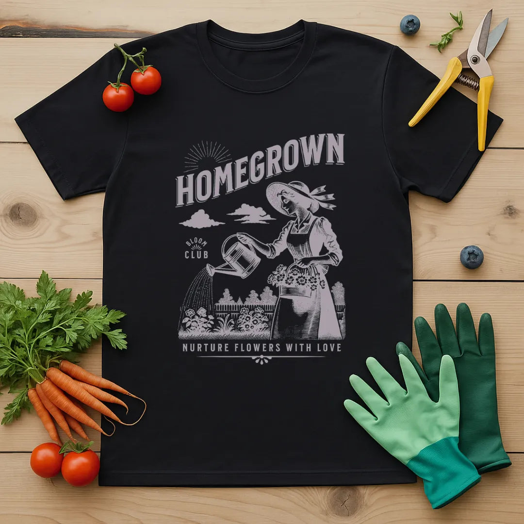 Homegrown Flowers With Love T-Shirt